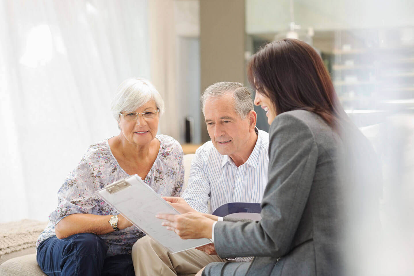 A advisor supporting an elderly couple through legal processes